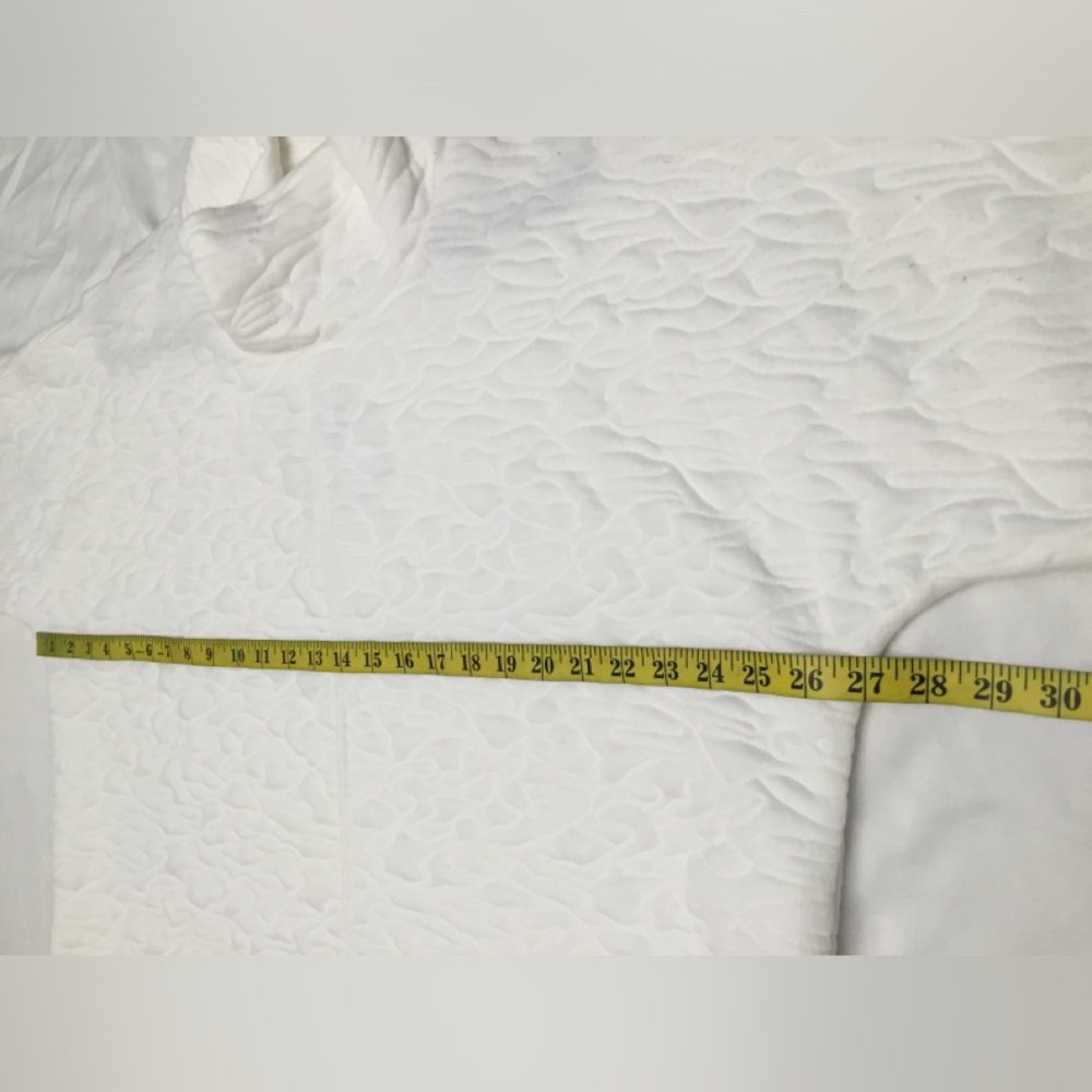 Workshop Republic Clothing White Cowl Turtleneck Sweater - Picture 6 of 12
